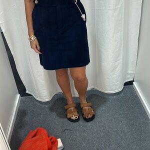 Navy blue Hermes skirt